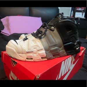 Nike uptempo pippen tri color